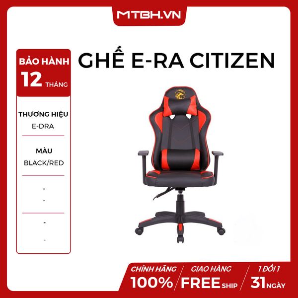 GHẾ E-DRA CITIZEN EGC200 GAMING BLACK RED