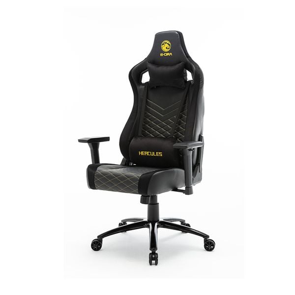 GHẾ E-DRA EGC203 PRO HERCULES GAMING BLACK/WHITE CHÂN THÉP