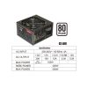 PSU HUNTKEY GS500 80 PLUS NEW BH 36TH