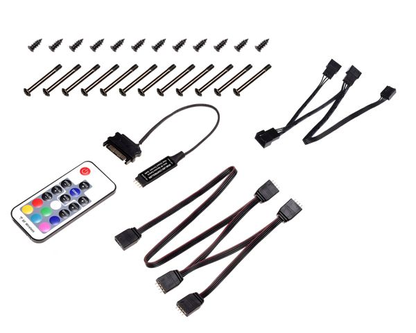 FAN CASE ID-COOLING XF-12025-ARGB-TRIO 3pcs Pack ( Addressable RGB, RGB SYNC With motherboard, internal cable controller included )