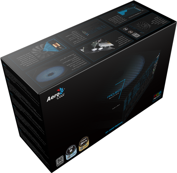 PSU AEROCOOL P7-750W Platinum RGB full moduler (Project7) ( Bảo hành 10 năm )