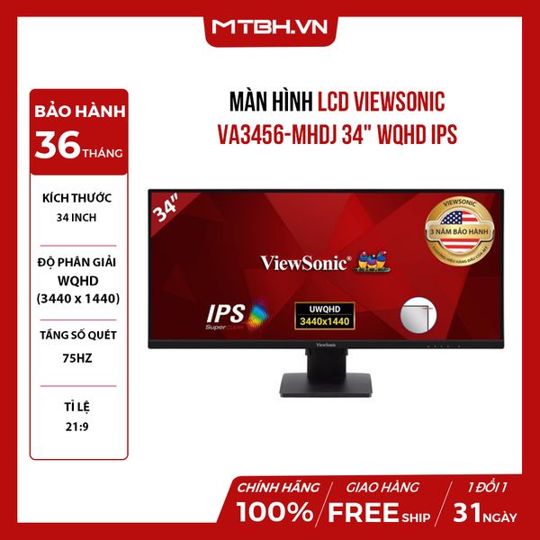 MÀN HÌNH LCD VIEWSONIC VA3456-MHDJ 34