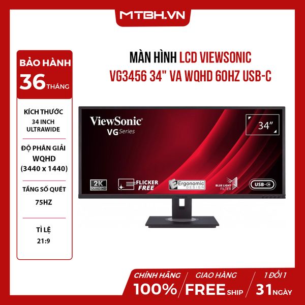 MÀN HÌNH LCD VIEWSONIC VG3456 34