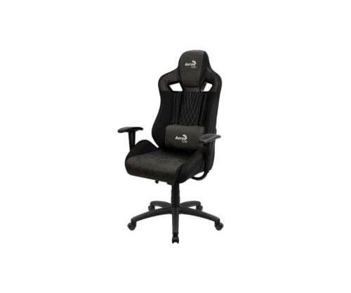 GHẾ AEROCOOL GAMING CHAIR EARL Iron Black / Race-Cushion-V1