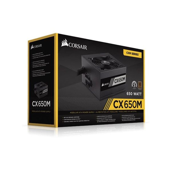 PSU CORSAIR 650W CX650M NEW