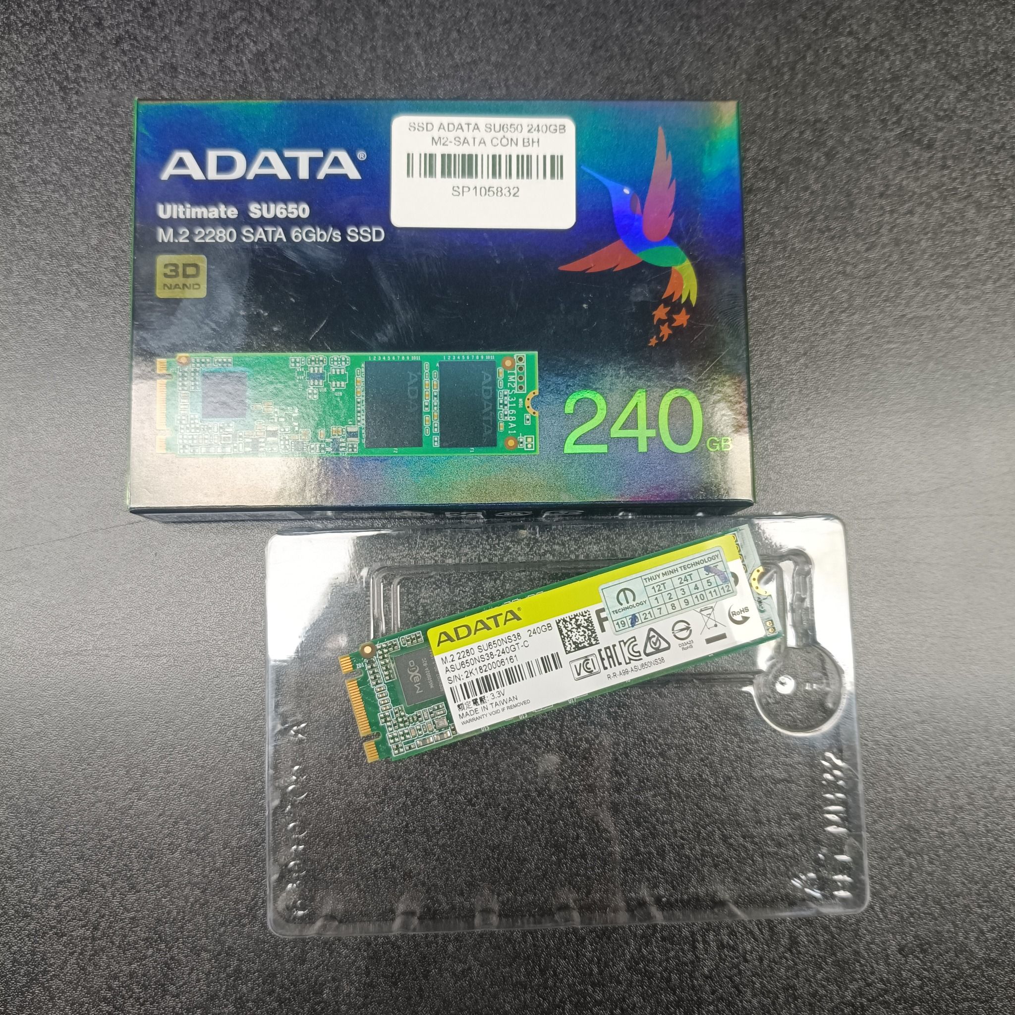 SSD ADATA SU650 240GB M2-SATA CÒN BH – Máy Tính Biên Hòa