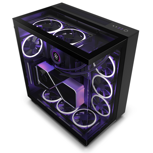 CASE NZXT H9 ELITE MID TOWER BLACK