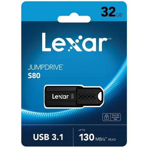 USB LEXAR JUMPDRIVE S80 32GB - USB 3.1