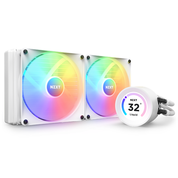 TẢN NHIỆT NƯỚC NZXT KRAKEN ELITE 280 RGB WHITE - 280MM (RL-KR28E-W1)