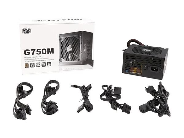 PSU COOLER MASTER 750W G750M 80 PLUS NEW BH 5 NĂM