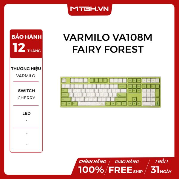 BÀN PHÍM CƠ VARMILO VA108M FAIRY FOREST