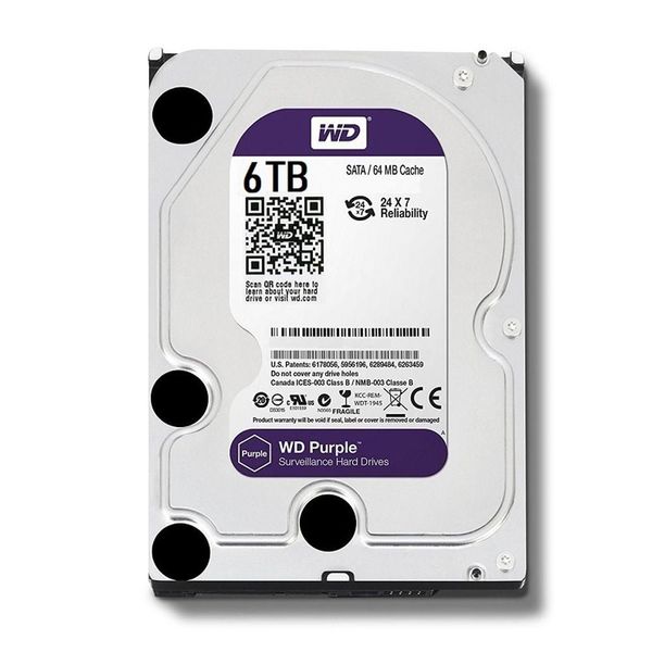 HDD WD 6TB PURPLE BH 24TH