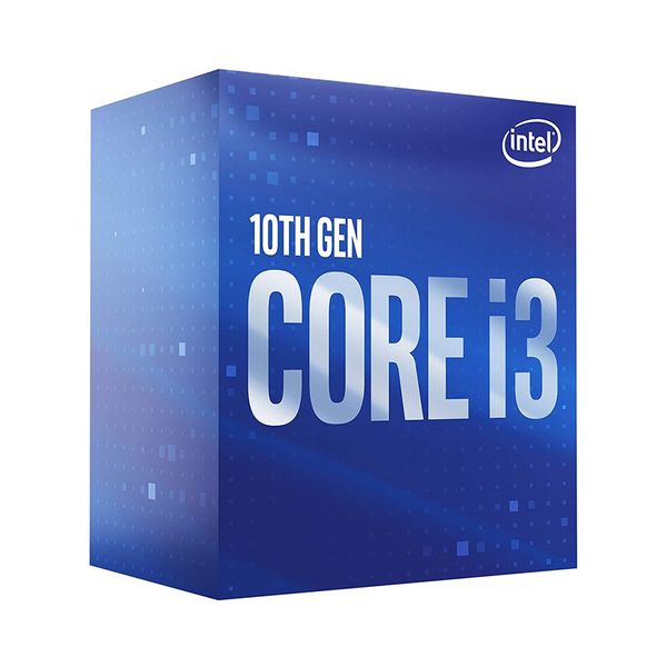 CPU INTEL CORE I3 10100F (3.6GHz turbo up to 4.3Ghz, 4 nhân 8 luồng, 6MB Cache, 65W) BOX CTY