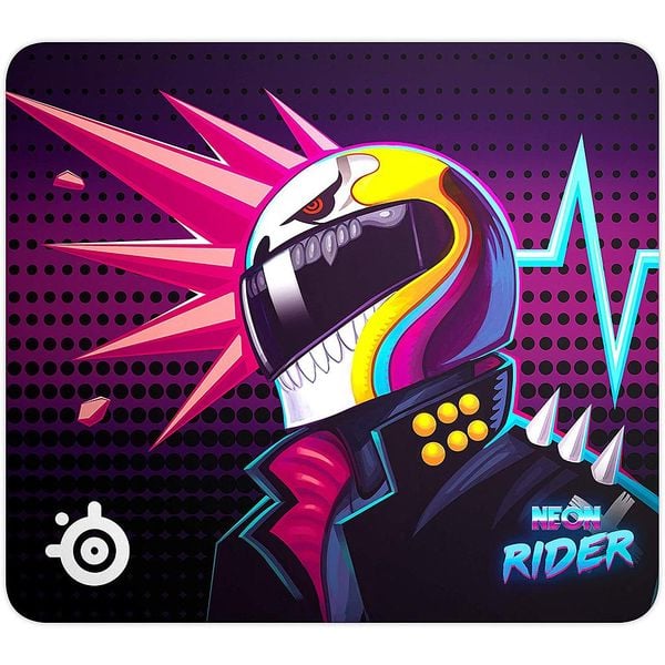 MOUSE PAD STEELSERIES QCK LARGE NEON RIDER LIMITED EIDTION