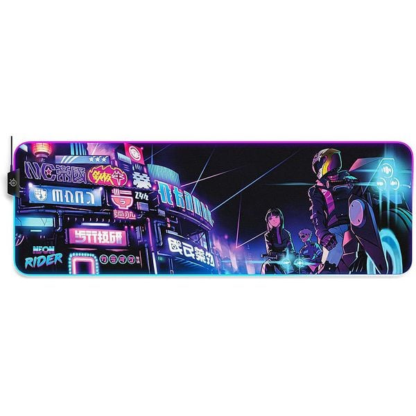 MOUSE PAD STEELSERIES QCK PRISM(XL) NEON RIDER LIMITED EDITION