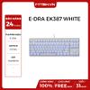 BÀN PHÍM CƠ E-DRA EK387 BLUE SWITCH WHITE