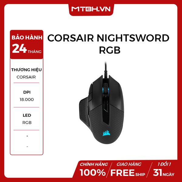 CHUỘT CORSAIR NIGHTSWORD RGB