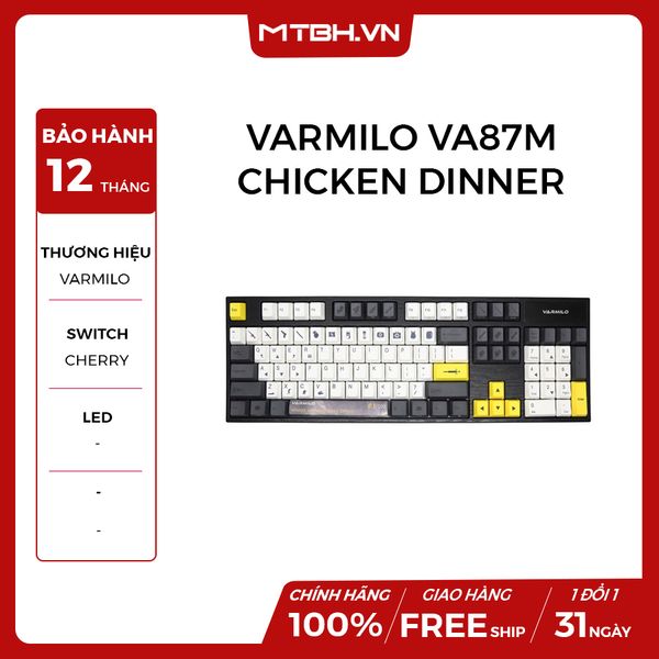 BÀN PHÍM VARMILO VA87M CHICKEN DINNER RED