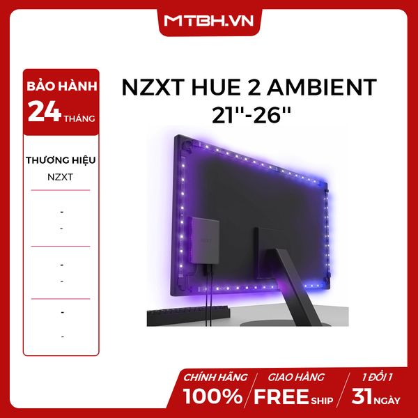 ĐÈN LED NZXT HUE 2 AMBIENT 21''-26'' NEW (LED MÀN HÌNH)