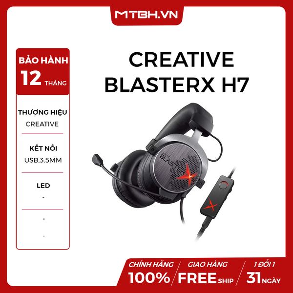 TAI NGHE CREATIVE SOUND BLASTERX H7