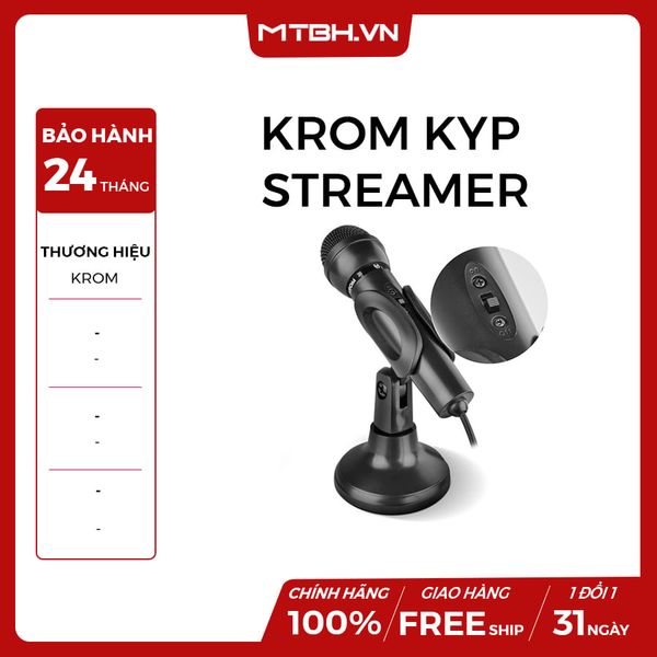 Microphone Krom KYP streamer