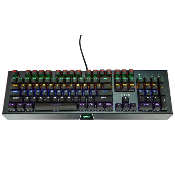 BÀN PHÍM CƠ RIMAX K168 RGB ĐEN (switch KAILH) NEW BH 12TH
