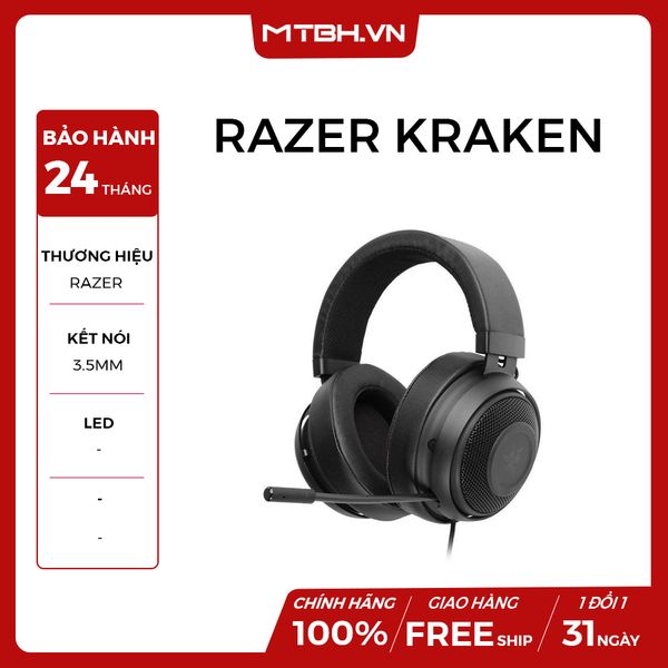 TAI NGHE RAZER KRAKEN MULTI-PLATFORM BLACK
