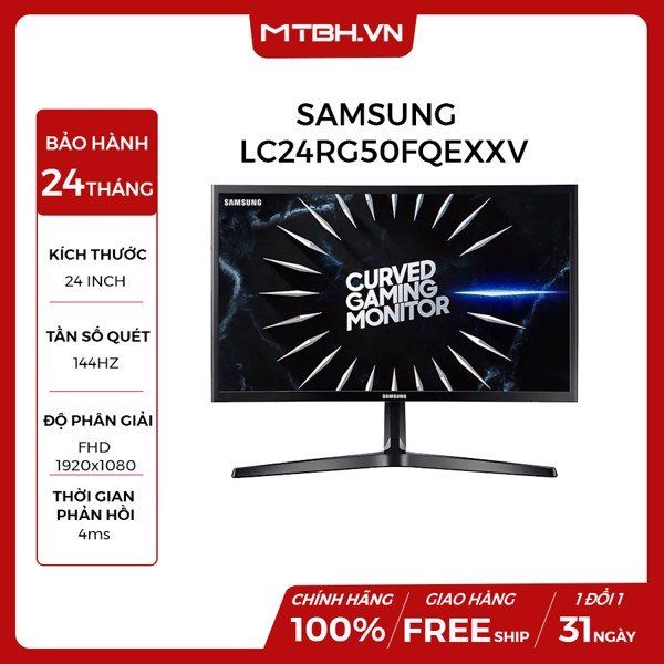 MÀN HÌNH LCD SAMSUNG 24 INCH LC24RG50FQEXXV CHUYÊN GAME