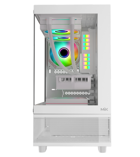 CASE MIK AETHER WHITE (MATX/MID TOWER/MÀU TRẮNG)