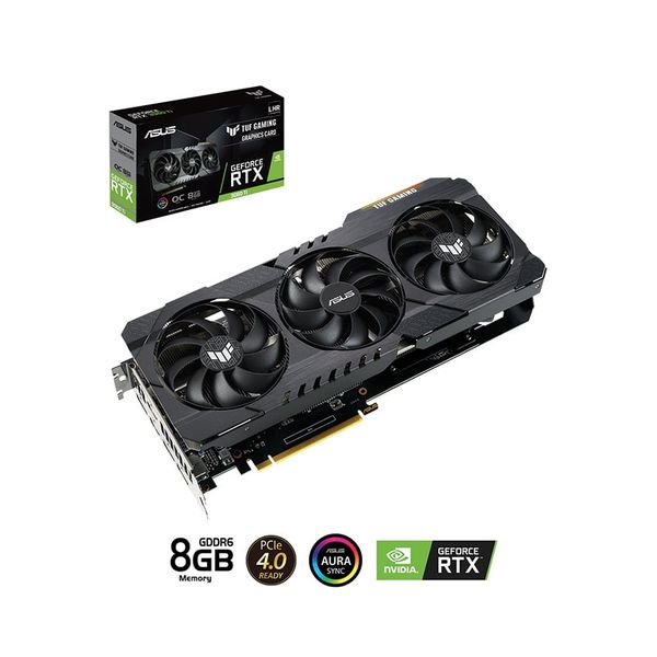 VGA ASUS RTX 3060 Ti O8G TUF GAMING V2