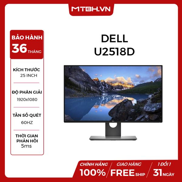 LCD DELL 25 INCH U2518D NEW