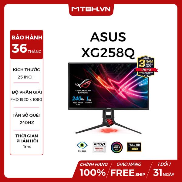 LCD ASUS 25 INCH ROG STRIX XG258Q 240Hz GAMING NEW