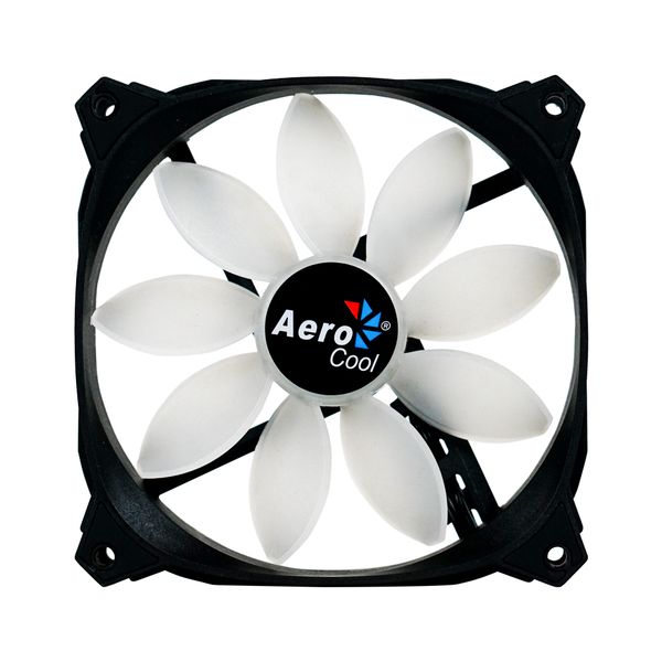 FAN CASE AEROCOOL PULSE 120mm, Fan 9 Cánh Siêu êm,Chống rung, LED RGB ( Addressable RGB, RGB SYNC With motherboard/ RGB Water Cooler PWM )
