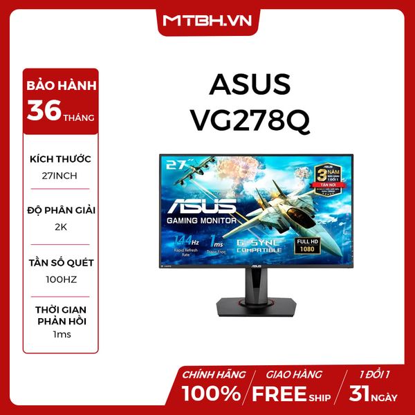 LCD ASUS 27 INCH TUF GAMING VG278Q 144Hz PRO NEW