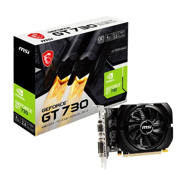 VGA MSI GeForce GT730 4GB OC N730K-4GD3/OCV1