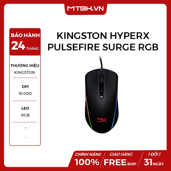 CHUỘT HP HYPERX PULSEFIRE SURGE RGB