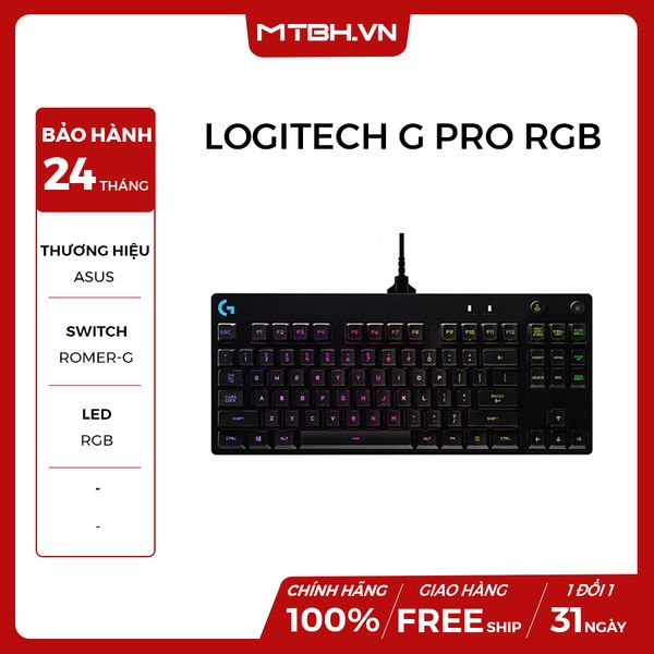 BÀN PHÍM CƠ LOGITECH G PRO RGB