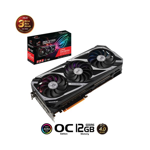 VGA ASUS ROG STRIX RX 6700 XT O12G GAMING