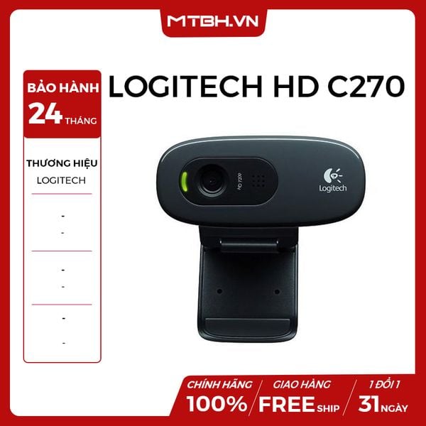 WEBCAM LOGITECH HD C270