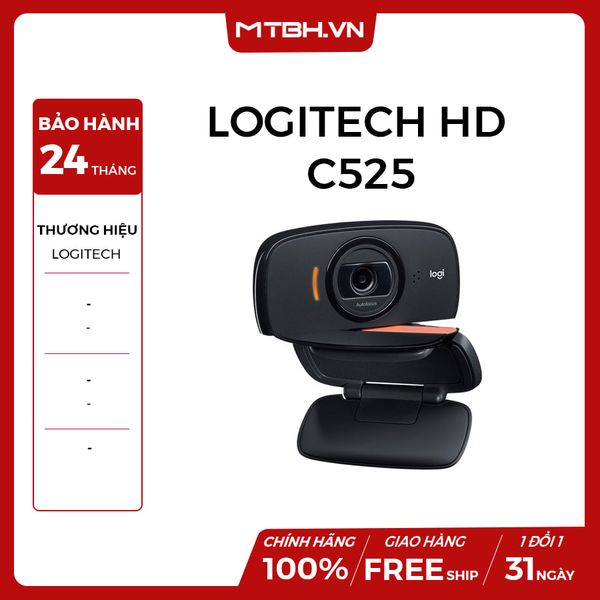 WEBCAM LOGITECH HD C525 NEW