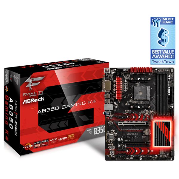 MAIN ASROCK B350 FANTA1TY GAMING K4 NEW