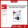 THẺ NHỚ ADATA 128GB MICRO SD CARD UHS-I CLASS10 A1