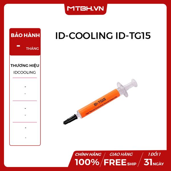 KEO TẢN NHIỆT ID-COOLING ID-TG15 ( Ultra High Thermal Conductivity )