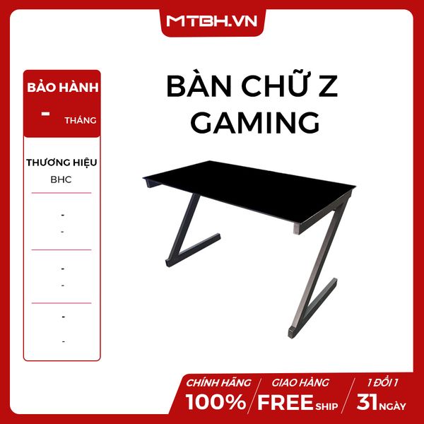 BÀN CHỮ Z GAMING BLACK NEW