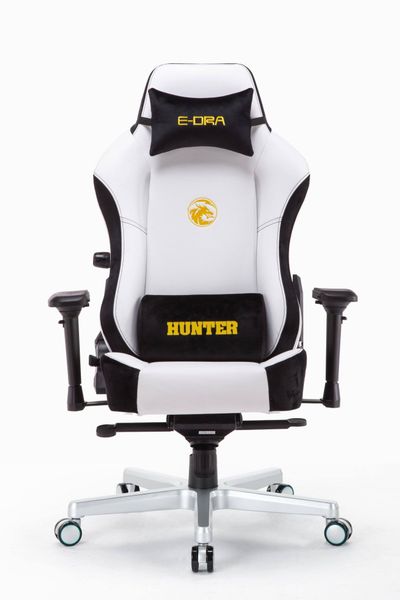 GHẾ E-DRA HUNTER EGC206 GAMING WHITE CHÂN HỢP KIM