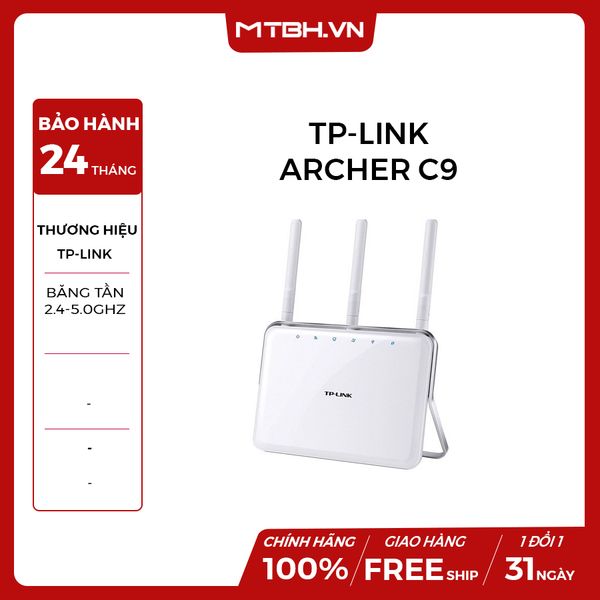 PHÁT WIFI TP-LINK ARCHER C9 BĂNG TẦN KÉP