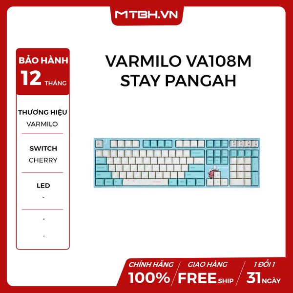 BÀN PHÍM CƠ VARMILO VA108M STAY PANGAH CHERRY