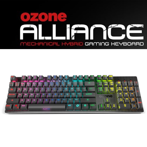BÀN PHÍM GIẢ CƠ OZONE ALLIANCE LED NEW