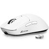 CHUỘT GAMING KHÔNG DÂY ATTACK SHARK X6 WHITE - PIXART PAW3395 | SIÊU NHẸ | 3 MODE | DOCK