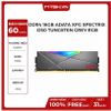 RAM DDR4 16GB ADATA XPG SPECTRIX D50 BUSS 3200 TẢN NHIỆT TUNGSTEN GREY RGB